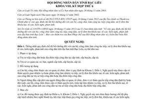 Nghị quyết 25/2012/NQ-HĐND chế độ bồi dưỡng cán bộ công chức tiếp xử lý đơn thư