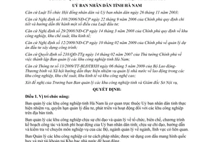 Quyết định 30/2012/QĐ-UBND kiện toàn chức năng nhiệm vụ quyền hạn cơ cấu tổ chức
