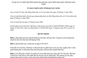 Quyết định 3268/2012/QĐ-UBND Quy chế tạm thời quản lý môi trường kinh doanh