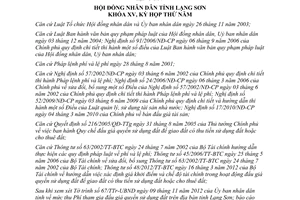 Nghị quyết 92/2012/NQ- HĐND mức thu Phí tham gia đấu giá quyền sử dụng đất