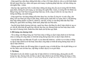 Hướng dẫn số 65-HD/BTGTW thực hiện chương trình Sơ cấp lý luận chính trị