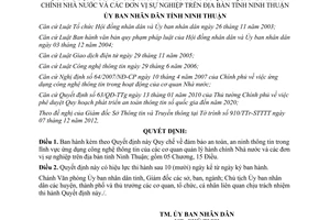 Quyết định 71/2012/QĐ-UBND đảm bảo an toàn an ninh thông tin trong ứng dụng CNTT