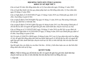 Nghị quyết 31/2012/NQ-HĐND chế độ thù lao đối với người đã nghỉ hưu giữ chức