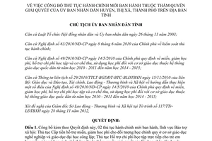 Quyết định 2950/QĐ-UBND năm 2012 công bố thủ tục hành chính tỉnh Đắk Lắk