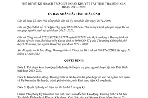 Quyết định 2912/QĐ-UBND năm 2012 phê duyệt Kế hoạch trợ giúp người khuyết tật