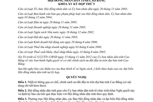 Nghị quyết 28/2012/NQ-HĐND cơ chế chính sách ưu đãi đầu tư tỉnh Cao Bằng