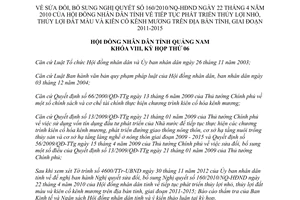 Nghị quyết 61/2012/NQ-HĐND phát triển thủy lợi nhỏ thủy lợi đất màu Quảng Nam