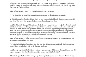 Công văn 300/TCT-CS chính sách thu tiền thuê đất