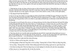 Công văn 822/BCĐQG-XHHT triển khai Đề án Xây dựng xã hội học tập giai đoạn 2012