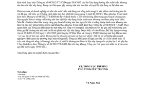 Công văn 107/TCHQ-GSQL xuất khẩu vôi nung