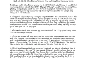 Công văn 241/VPCP-KTTH hướng dẫn thực hiện Chỉ thị 23/CT-TTg