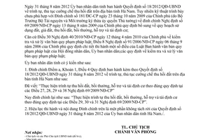 Công văn 56/UBND-KSTT đính chính văn bản Hà Nam 2013