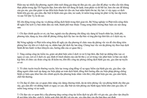 Công văn 192/BNN-TY tăng cường công tác phòng chống dịch bệnh gia súc gia cầm