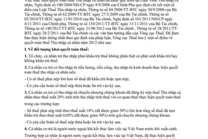 Công văn 187/TCT-TNCN hướng dẫn quyết toán thuế thu nhập cá nhân năm 2012