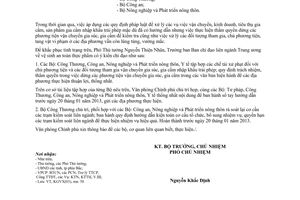 Công văn 510/VPCP-KGVX phòng ngừa ngăn chặn vận chuyển kinh doanh gia cầm nhập