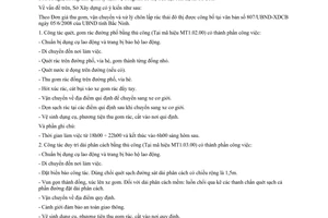 Công văn 01/SXD-KTTH hướng dẫn quản lý dịch vụ công ích đô thị thị xã Từ Sơn