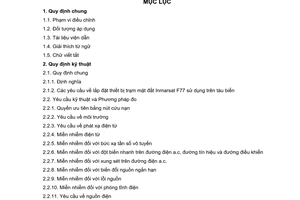 Quy chuẩn kỹ thuật quốc gia QCVN 67: 2013/BTTTT về thiết bị trạm mặt đất Inmarsat F77 sử dụng trên tàu biển do Bộ Thông tin và Truyền thông ban hành