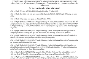 Quyết định 01/2013/QĐ-UBND Chính sách khuyến khích đầu tư vào nông nghiệp