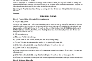 Thông tư 01/2013/TT-BTP hướng dẫn Chế độ báo cáo thống kê thi hành án dân sự