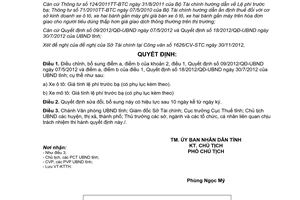 Quyết định 01/2013/QĐ-UBND sửa đổi Quyết định bảng giá tính lệ phí trước bạ tài sản Gia Lai