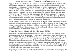 Thông báo 03/TB-BTTTT kết luận Thứ trưởng Đỗ Quý Doãn tại Hội nghị triển khai