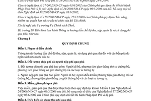 Thông tư 04/2013/TT-BTC hướng dẫn chế độ thu nộp, quản lý sử dụng phí qua phà