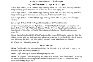 Quyết định 155/QĐ-BGDĐT năm 2013 Quy chế tiếp nhận xử lý phát hành quản lý