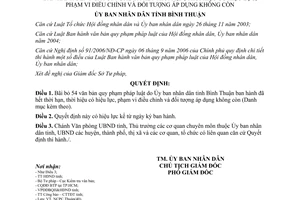 Quyết định 156/QĐ-UBND năm 2013 bãi bỏ văn bản quy phạm pháp luật Bình Thuận