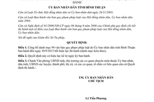 Quyết định 158/QĐ-UBND 2013 công bố danh mục văn bản quy phạm Bình Thuận hết hiệu lực