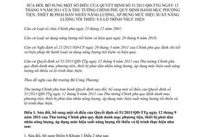 Quyết định 03/2013/QĐ-TTg sửa đổi danh mục phương tiện thiết bị phải dán nhãn