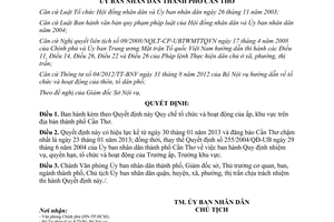 Quyết định 04/2013/QĐ-UBND Quy chế tổ chức và hoạt động của ấp khu vực