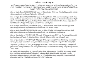 Thông tư liên tịch 04/2013/TTLT-BNNPTNT-BTC-BKHĐT hướng dẫn chế độ quản lý