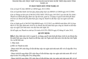 Quyết định 09/2013/QĐ-UBND mức chi bồi dưỡng đối với cán bộ công chức Nghệ An