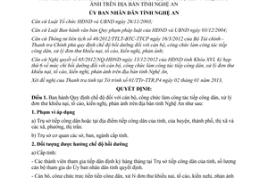 Quyết định 08/2013/QĐ-UBND quy định chế độ đối với cán bộ công chức tiếp dân