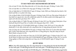 Quyết định 03/2013/QĐ-UBND điều chỉnh mức tiền công khoán bảo vệ rừng phòng hộ