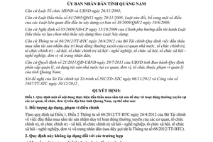 Quyết định 152/QĐ-UBND 2013 đấu thầu mua sắm tài sản các cơ quan tổ chức đơn vị Quảng Nam