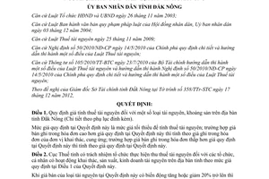 Quyết định 03/2013/QĐ-UBND giá tính thuế tài nguyên tài nguyên khoáng sản