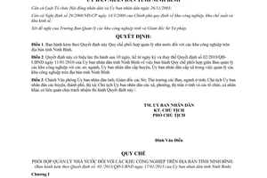 Quyết định 03/2013/QĐ-UBND phối hợp quản lý khu công nghiệp tại Ninh Bình