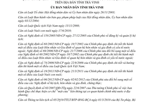 Quyết định 04/2013/QĐ-UBND giải quyết đăng ký quản lý hộ tịch con nuôi Trà Vinh