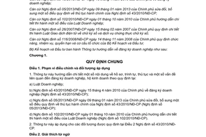 Thông tư 01/2013/TT-BKHĐT hướng dẫn đăng ký doanh nghiệp