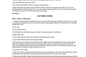 Thông tư 02/2013/TT-NHNN phân loại tài sản có mức trích phương pháp trích lập