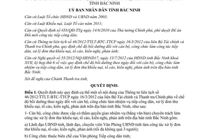Quyết định 23/2013/QĐ-UBND chế độ bồi dưỡng đối với cán bộ làm công tác tiếp dân