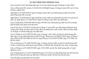 Quyết định 08/2013/QĐ-UBND mức thu quản lý sử dụng phí lệ phí tỉnh Hà Nam