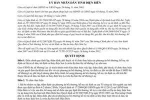 Quyết định 02/2013/QĐ-UBND thực hiện Dự án di dân tái định cư thủy điện Sơn La