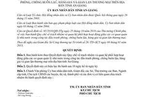 Quyết định 01/2013/QĐ-UBND Quy chế trách nhiệm quan hệ phối hợp hoạt động