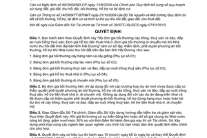 Quyết định 01/2013/QĐ-UBND Bộ đơn giá bồi thường cây trồng thuỷ sản