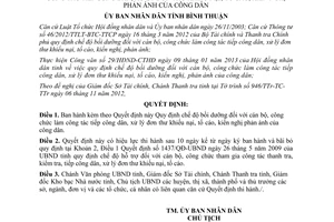 Quyết định 06/2013/QĐ-UBND Quy định chế độ bồi dưỡng đối với cán bộ công chức