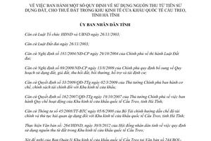 Quyết định 06/2013/QĐ-UBND sử dụng nguồn thu từ tiền sử dụng cho thuê đất