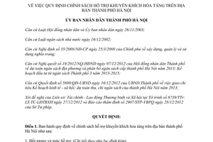 Quyết định 05/2013/QĐ-UBND chính sách hỗ trợ khuyến khích hỏa táng Hà Nội