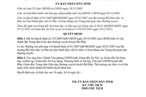 Quyết định 05/2013/QĐ-UBND bãi bỏ Quyết định 125/2005/QĐ-UBND